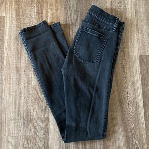 High Waisted Black Gap Jeans